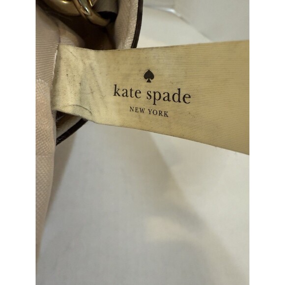 Kate Spade Cedar Street Hayden Satchel Crisp Linen/Merlot W/ Straps MSRP $278 - Picture 16 of 16